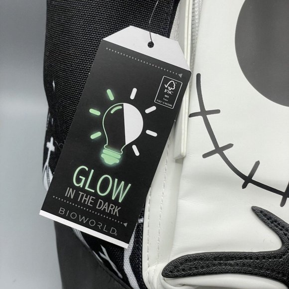 The Nightmare Before Christmas Jack Glow In The Dark Slouch Backpack Loungefly